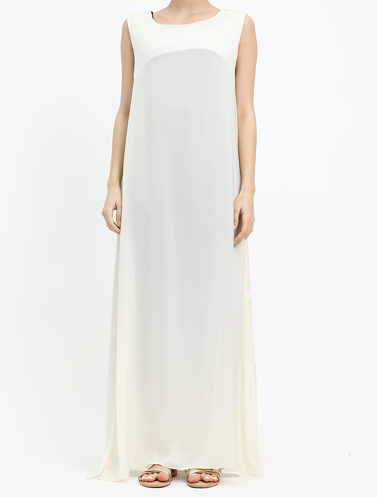 Cream Slip Dress